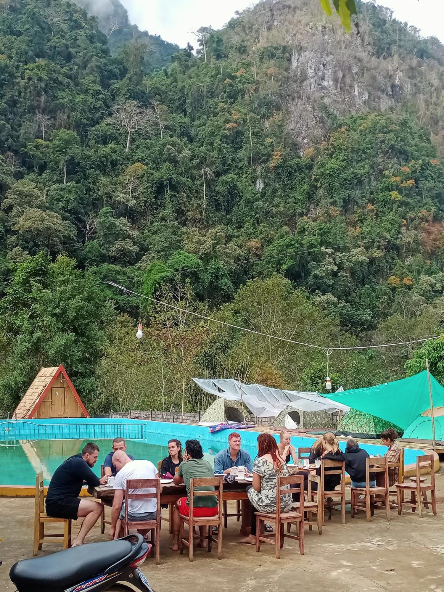Campingsite Swimming Pool Ban Nongkham Exteriér fotografie