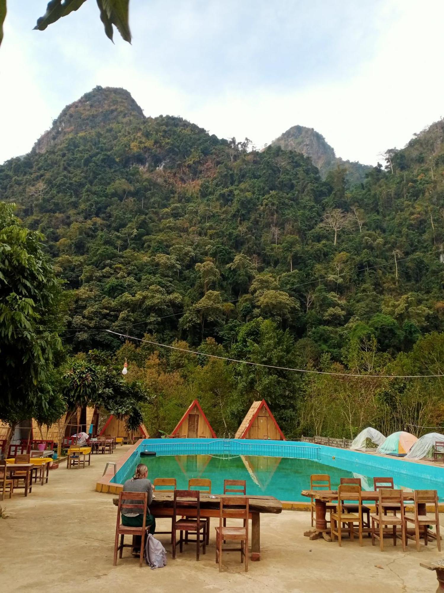 Campingsite Swimming Pool Ban Nongkham Exteriér fotografie