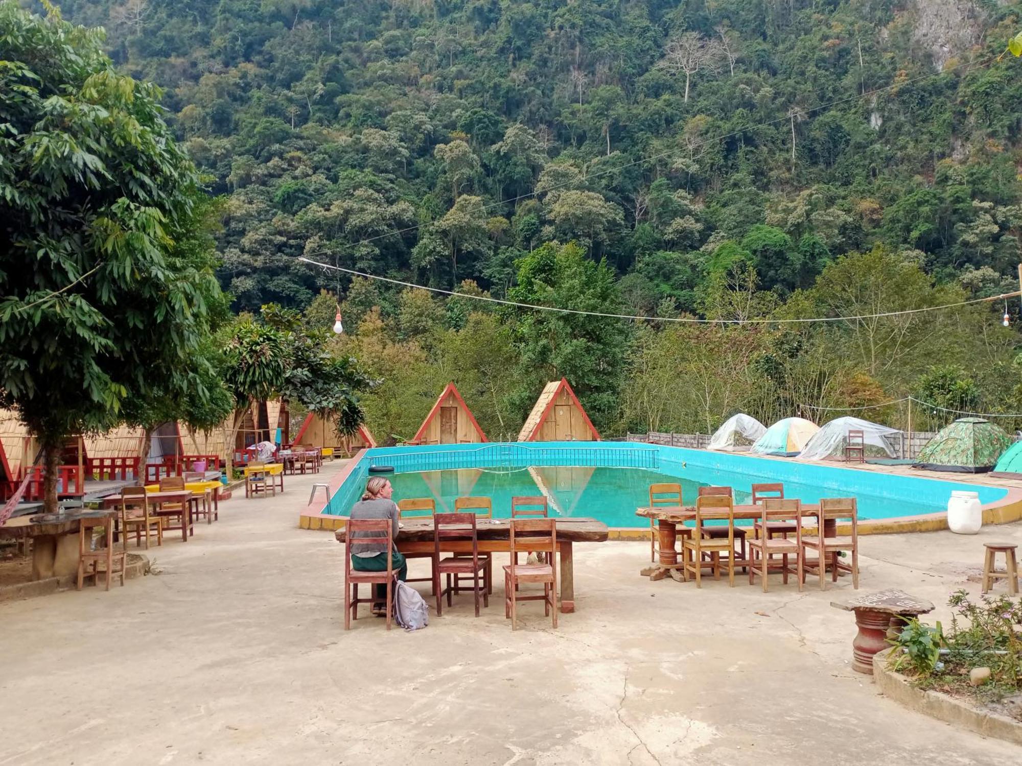 Campingsite Swimming Pool Ban Nongkham Exteriér fotografie